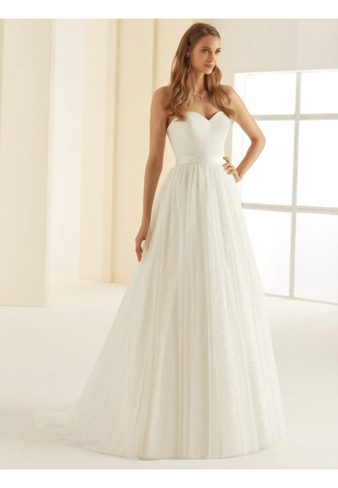 Bianco Evento Butterfly Tule Rok ()