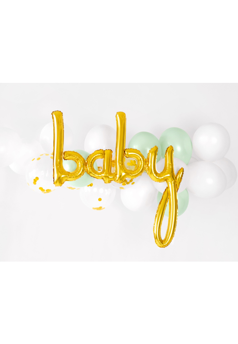 Folieballon Baby Goud