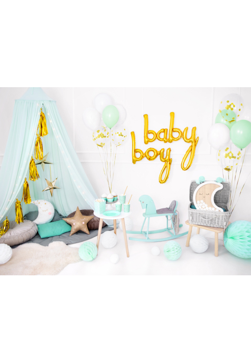 Folieballon Boy Goud