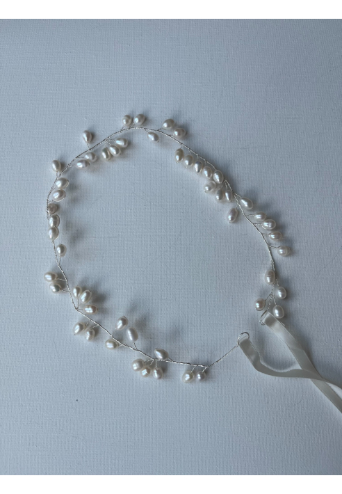 Sally Jane Bridal Dinja Haarstreng zilver