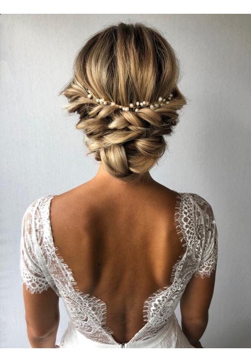 Sally Jane Bridal Dinja Haarstreng zilver ()