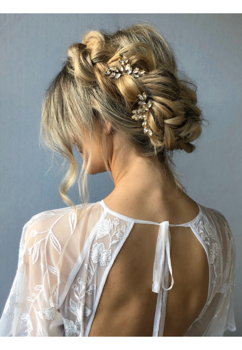 Sally Jane Bridal Esther Haarspelden Goud ()