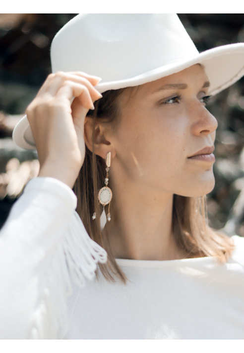 Forever & Eva O205 Dromenvanger Oorbel