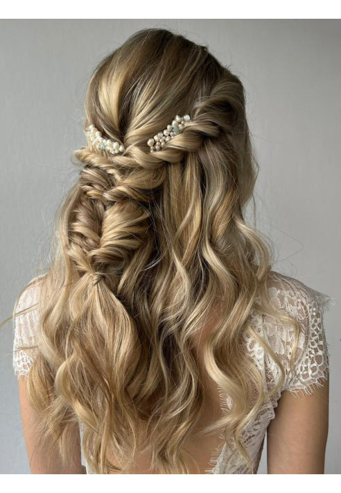 Sally Jane Bridal Jill Haarkam Goud ()