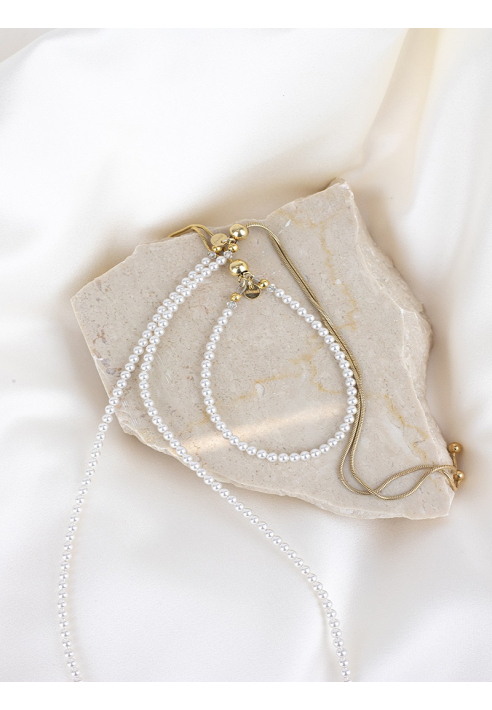 Abrazi Jorja Parel Ketting Goud