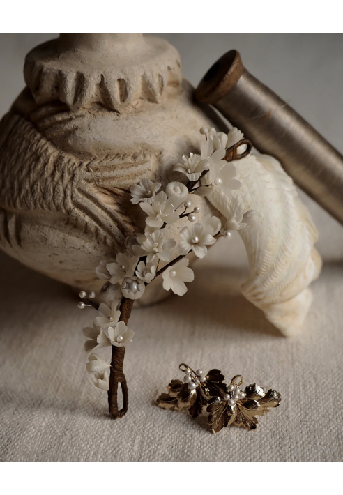 Blanche Haarkam – handgemaakt 