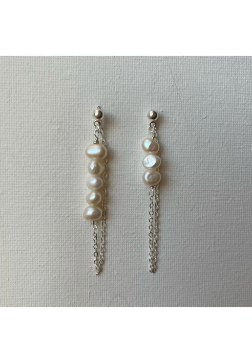 Sally Jane Bridal Muse Oorbellen Zilver