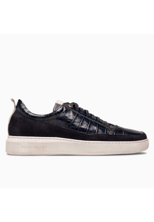 Paulo Bellini Rome Trouwsneakers Blue Croco ()