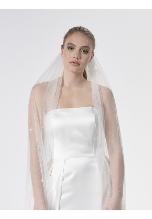 Poirier S47-300-1-Ivoor Sluier - 300 cm ()