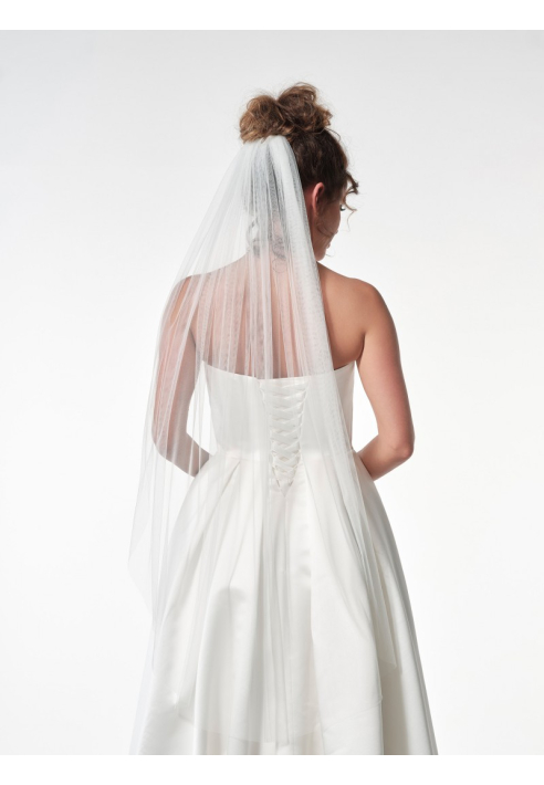 Poirier S12-120-1-SOFT-Ivoor Sluier - 120 cm