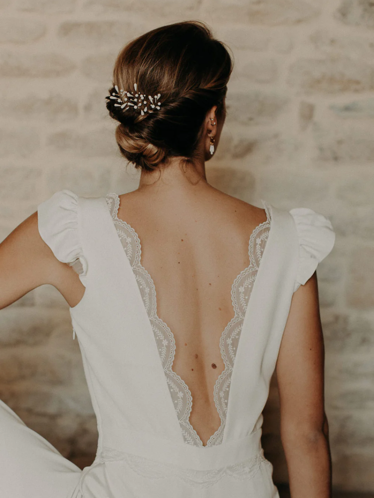 Lizeron Elise Haarspelden Wit main product photo