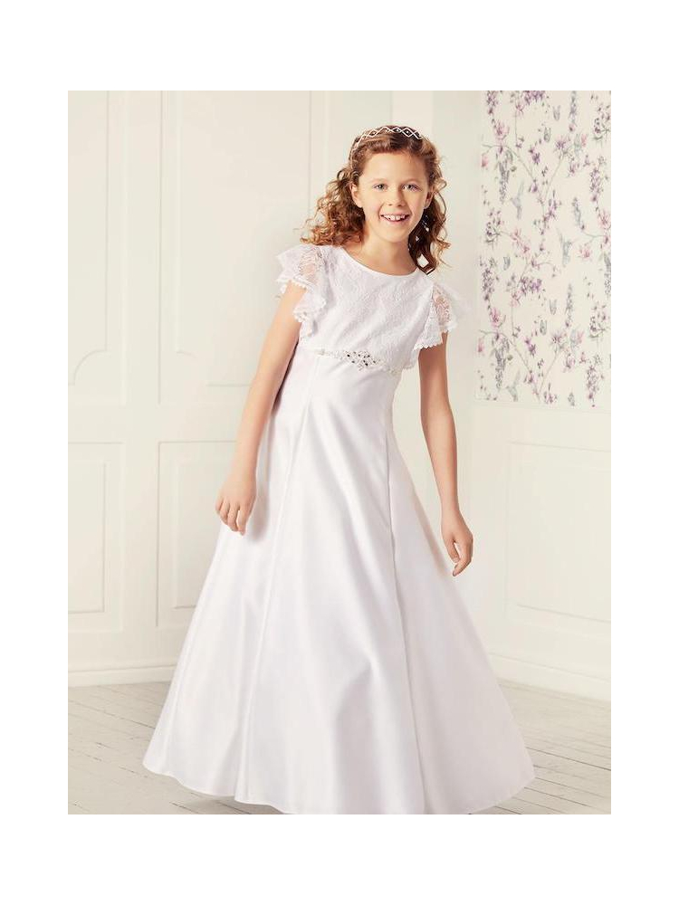 LILLY 08-1078-WH Communiejurken main product photo