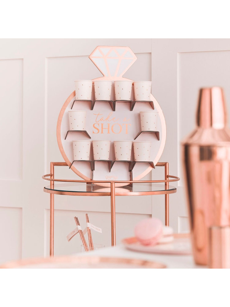 Ginger Ray HN-814 Blush Hen Shot Muur main product photo