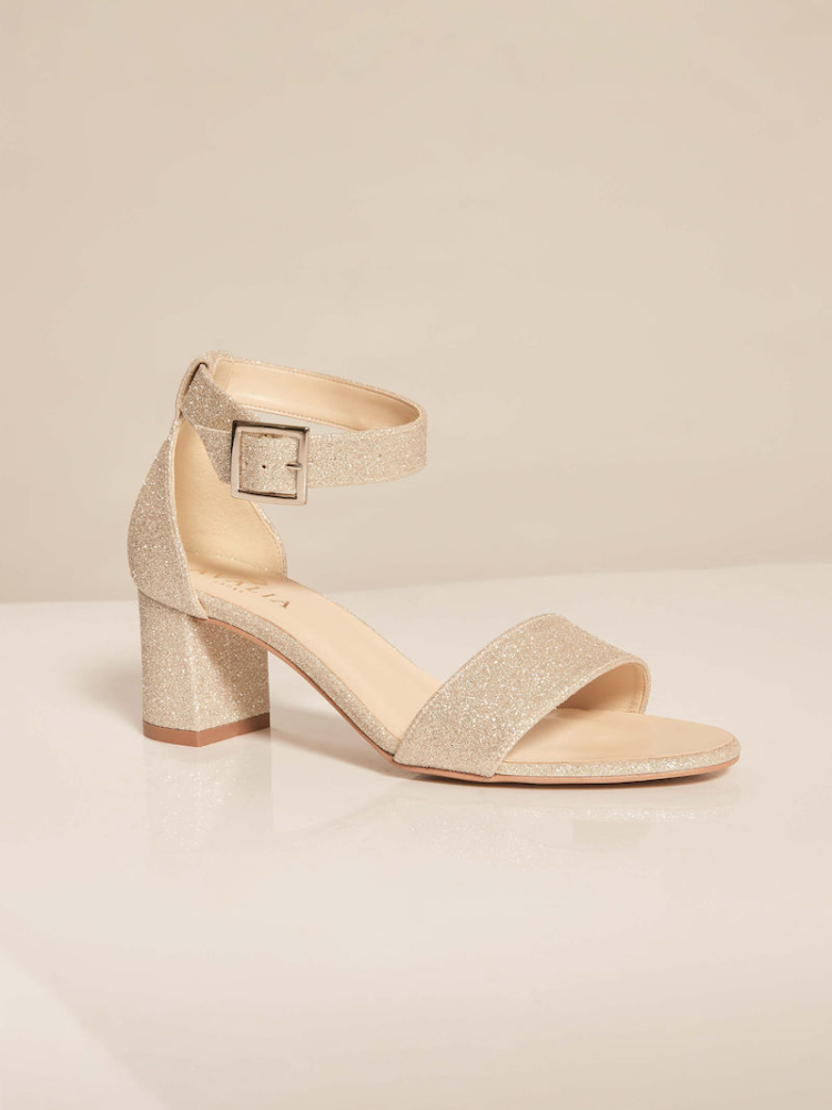 Avalia Carrie Bruidsschoenen Glitter main product photo