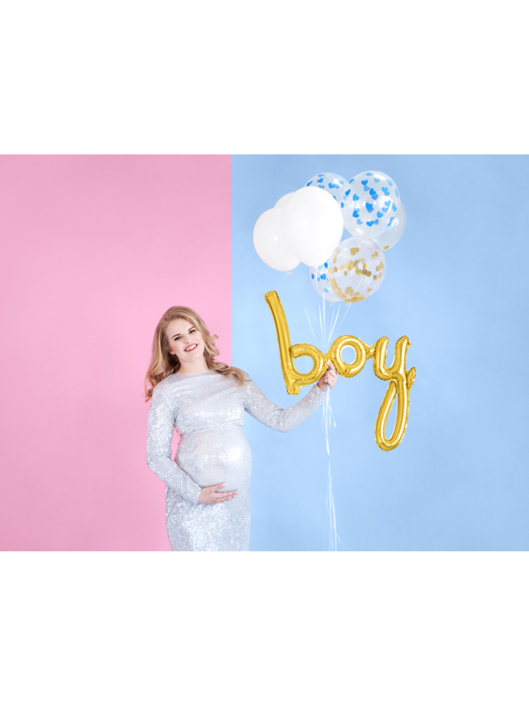 Folieballon Boy Goud main product photo