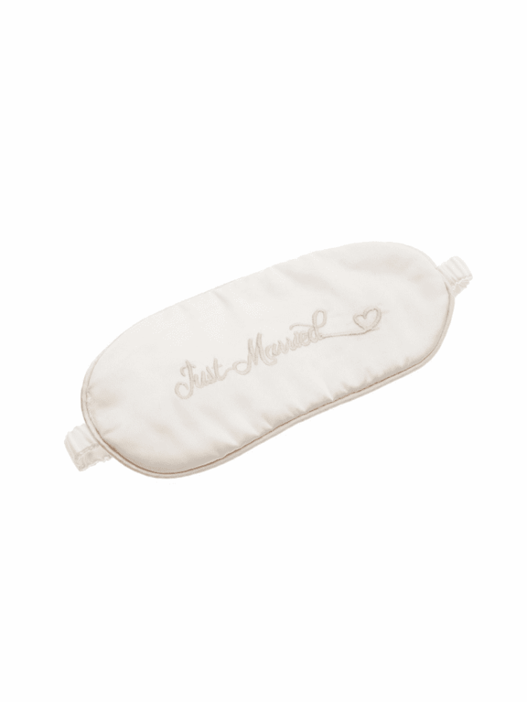 Poirier BN-12 Just Married Slaapmasker Satijn main product photo