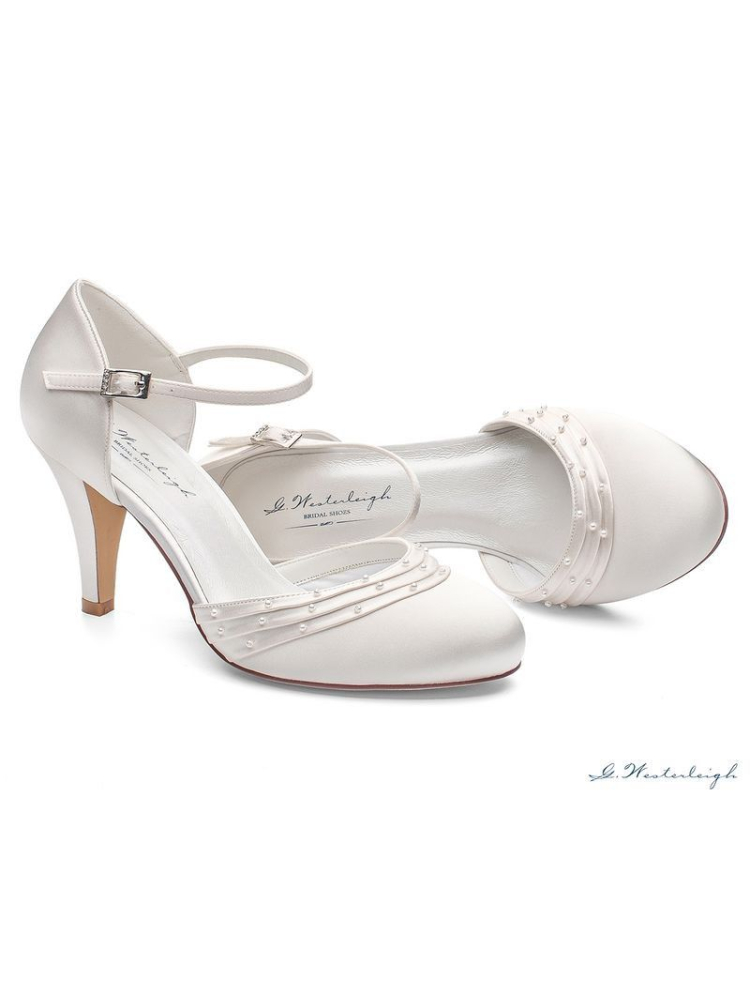 G.Westerleigh Bridal Shoes Melissa-White-38 Bruidsschoenen main product photo