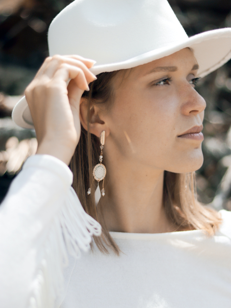 Forever & Eva O205 Dromenvanger Oorbel main product photo