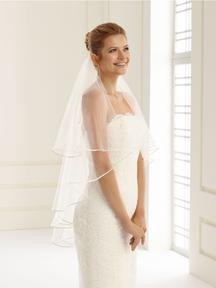 Bianco Evento S7 Sluier Ivoor - 90 cm main product photo