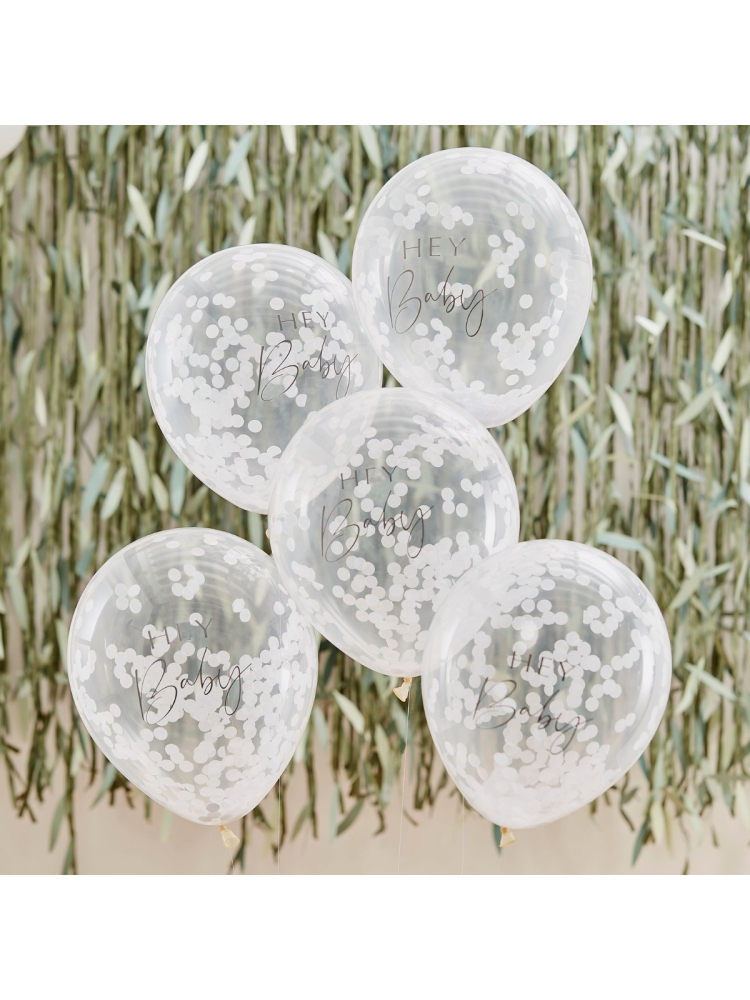 Ginger Ray BAB-125 Botanical Baby Confetti Ballonnen main product photo
