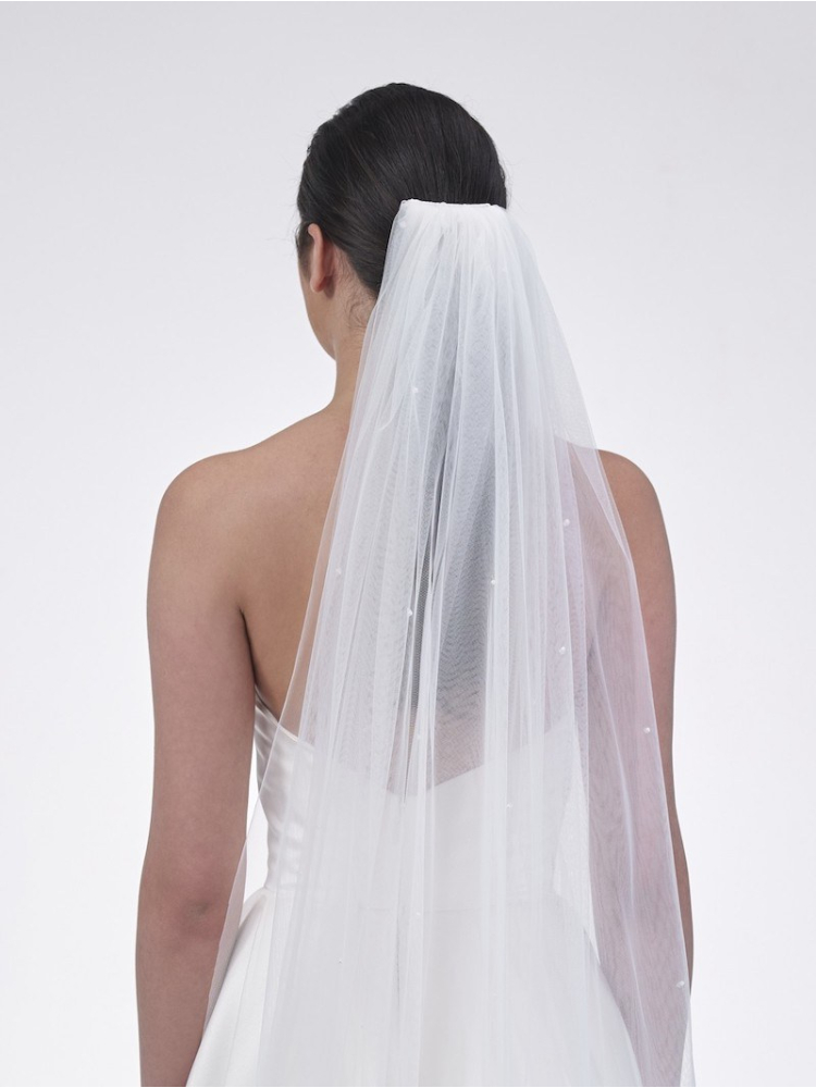 Poirier S48-210-1-Ivoor Sluier - 210 cm main product photo