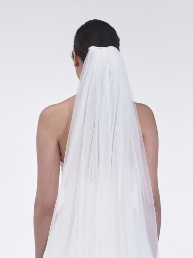 Poirier S48-300-1-Ivoor Sluier - 300 cm main product photo