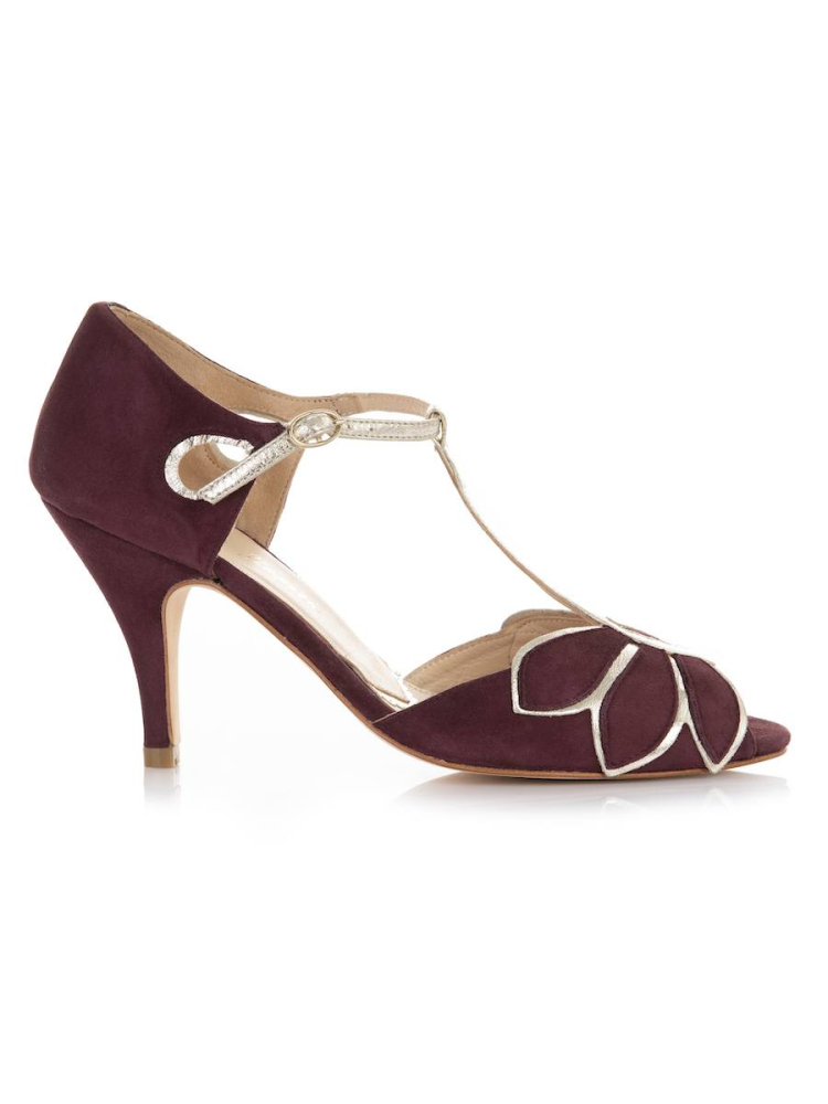 Rachel Simpson Mimosa Bruidsschoenen Rood main product photo