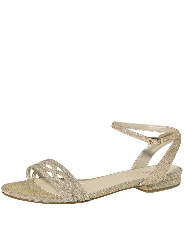 Rainbow Club Faye-Gold Metallic Bruidsschoenen main product photo