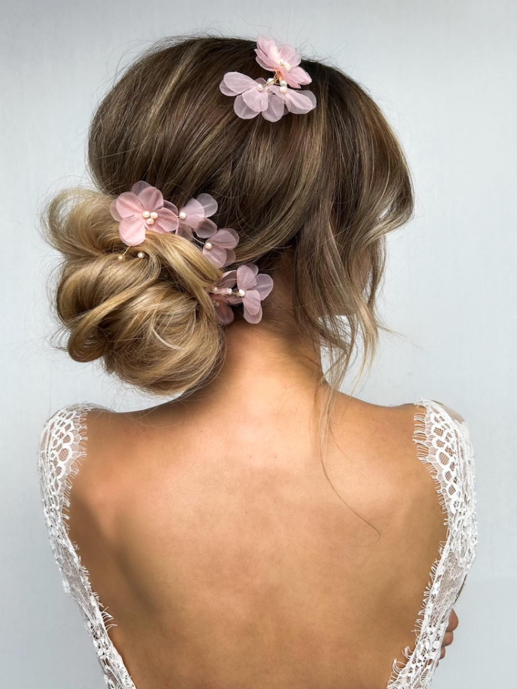 Sally Jane Bridal Rose Haarspelden Goud main product photo