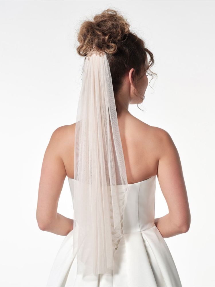 Poirier S12-075-1-SOFT-Blush Sluier - 75 cm main product photo