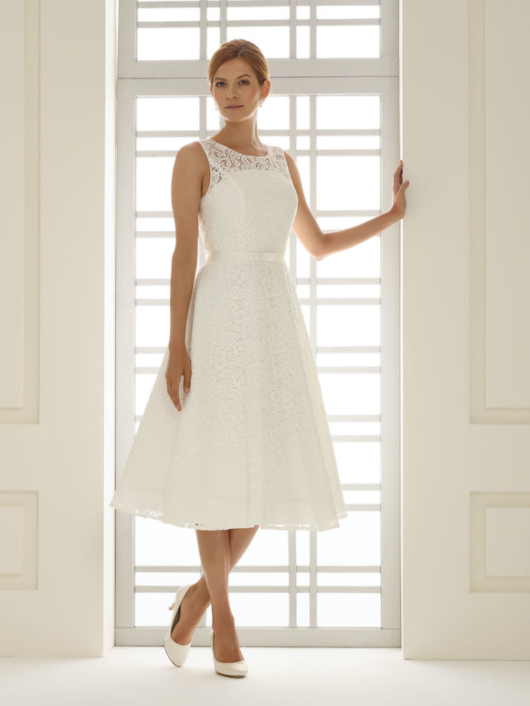 Korte vintage trouwjurk Siena main product photo