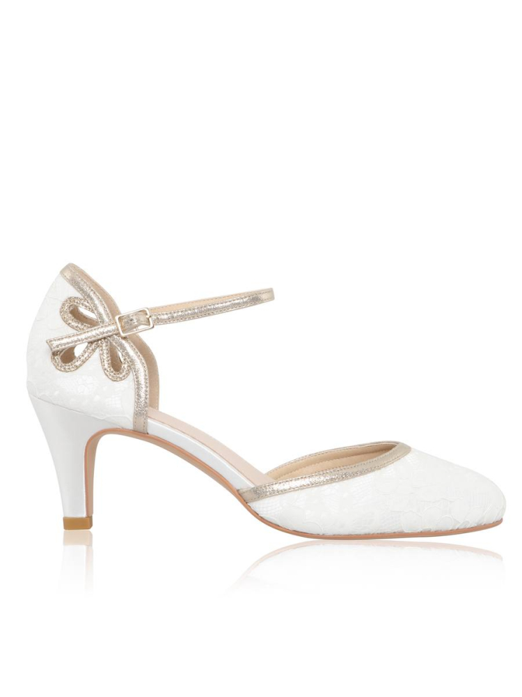 The Perfect Bridal Company Nina Goud Bruidsschoenen main product photo