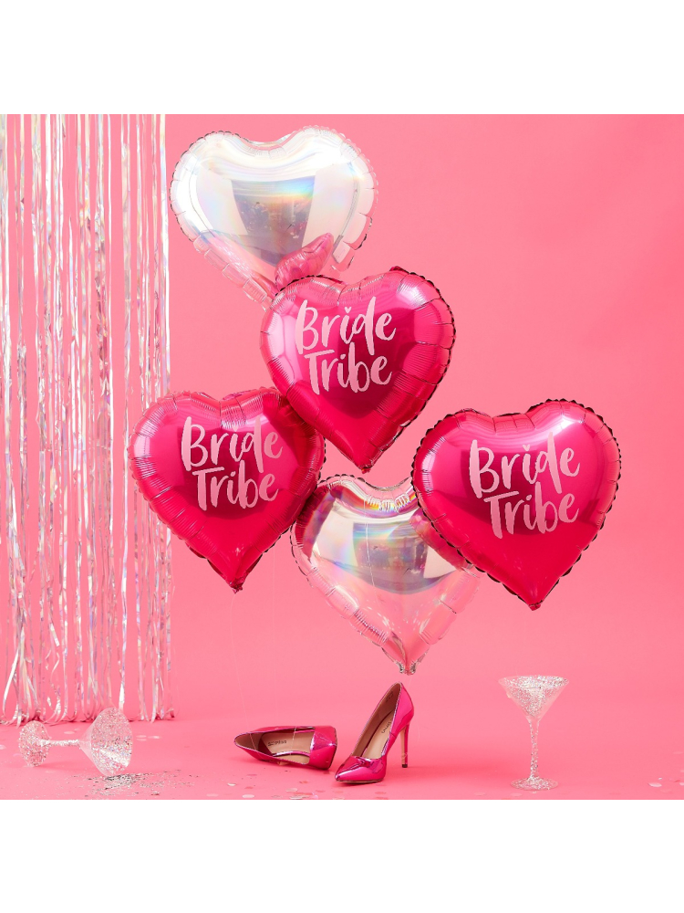 Ginger Ray BT-312 Bride Tribe Folieballonnen Hart main product photo