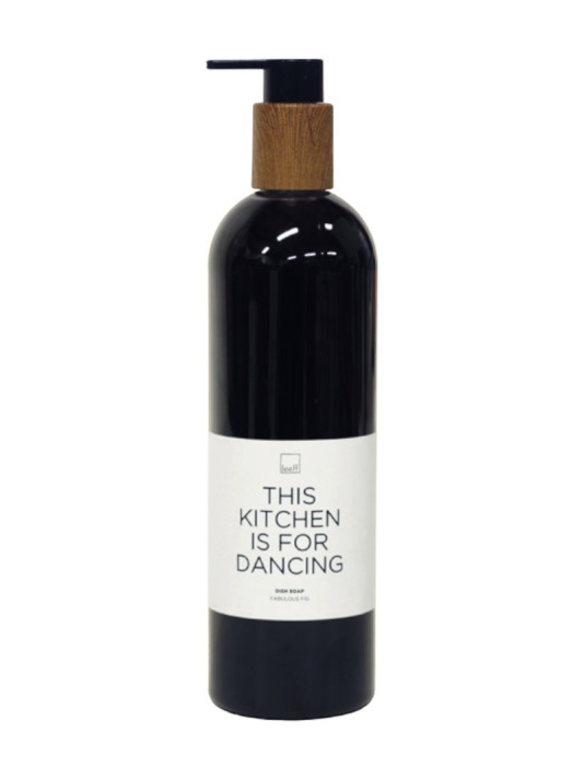 Leeff 18155 Afwasmiddel Fabulous Fig - This kitchen is for dancing Zwart main product photo