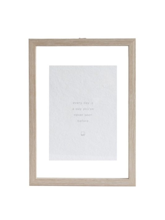 Leeff 18507 Fotolijst Philou A4 - Every day is a day you've never seen before Naturel main product photo