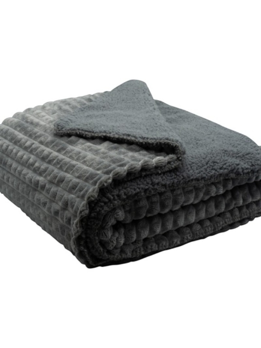 Leeff 18623 Plaid Puk Grijs main product photo