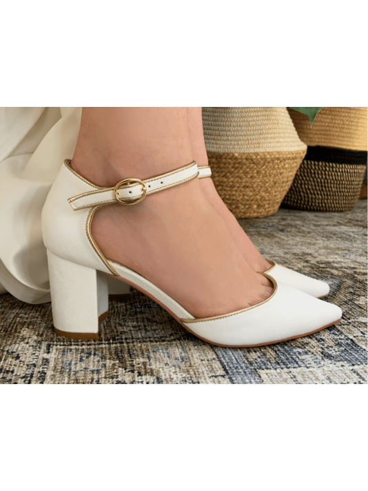 The Perfect Bridal Company Freya Bruidsschoenen Fluweel main product photo