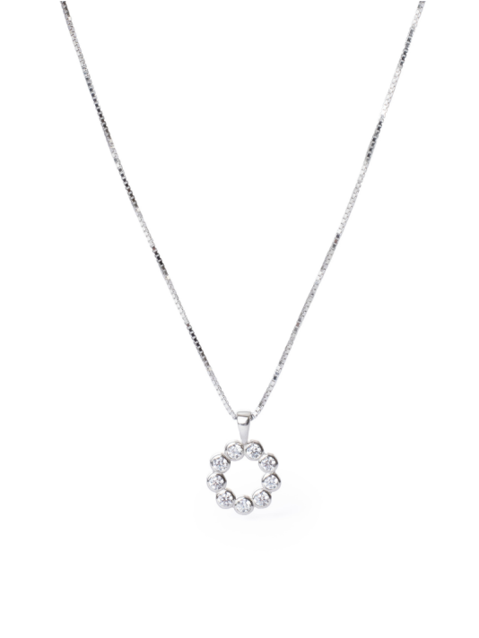 Abrazi Callie Ketting Zilver 42cm main product photo
