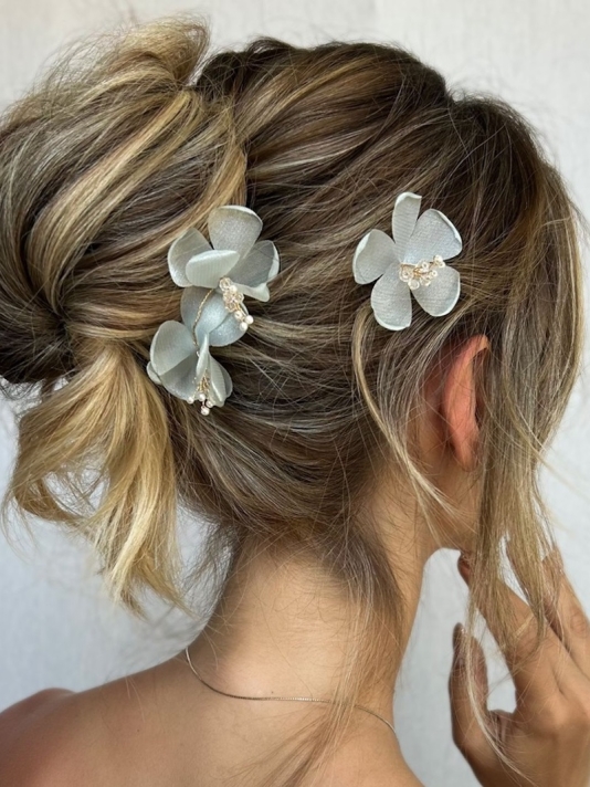 Sally Jane Bridal Poppy Aqua Goud main product photo