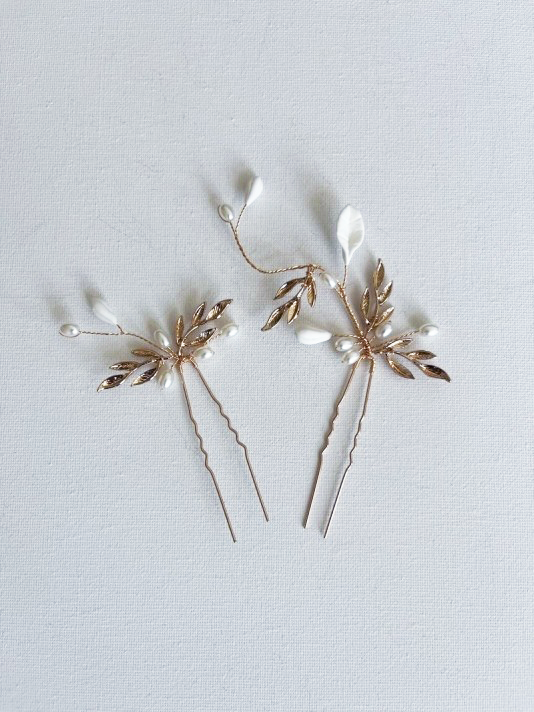 Molly Haarspelden Goud main product photo