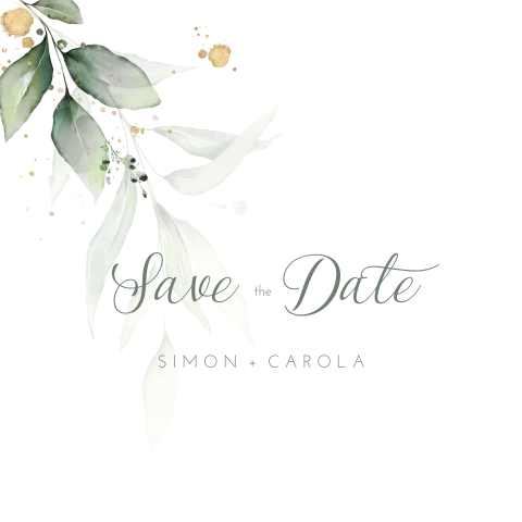 Save The Date Kaart